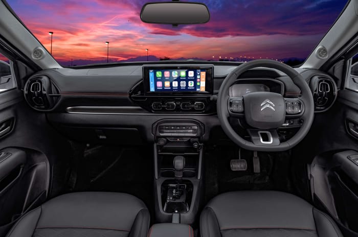 Citroen Basalt Dark Edition interior